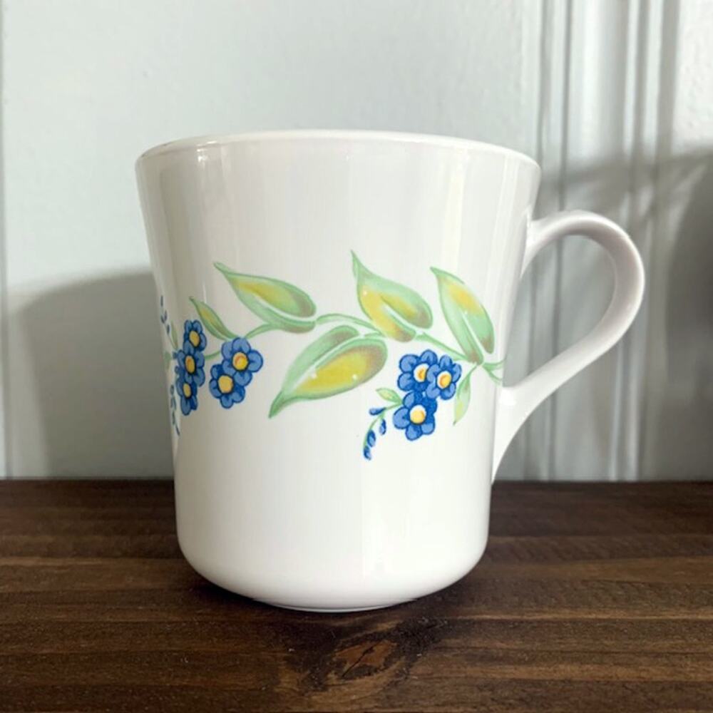 CORELLE My Garden made by Corning Vintage Floral Coffee Mug Tea Cup